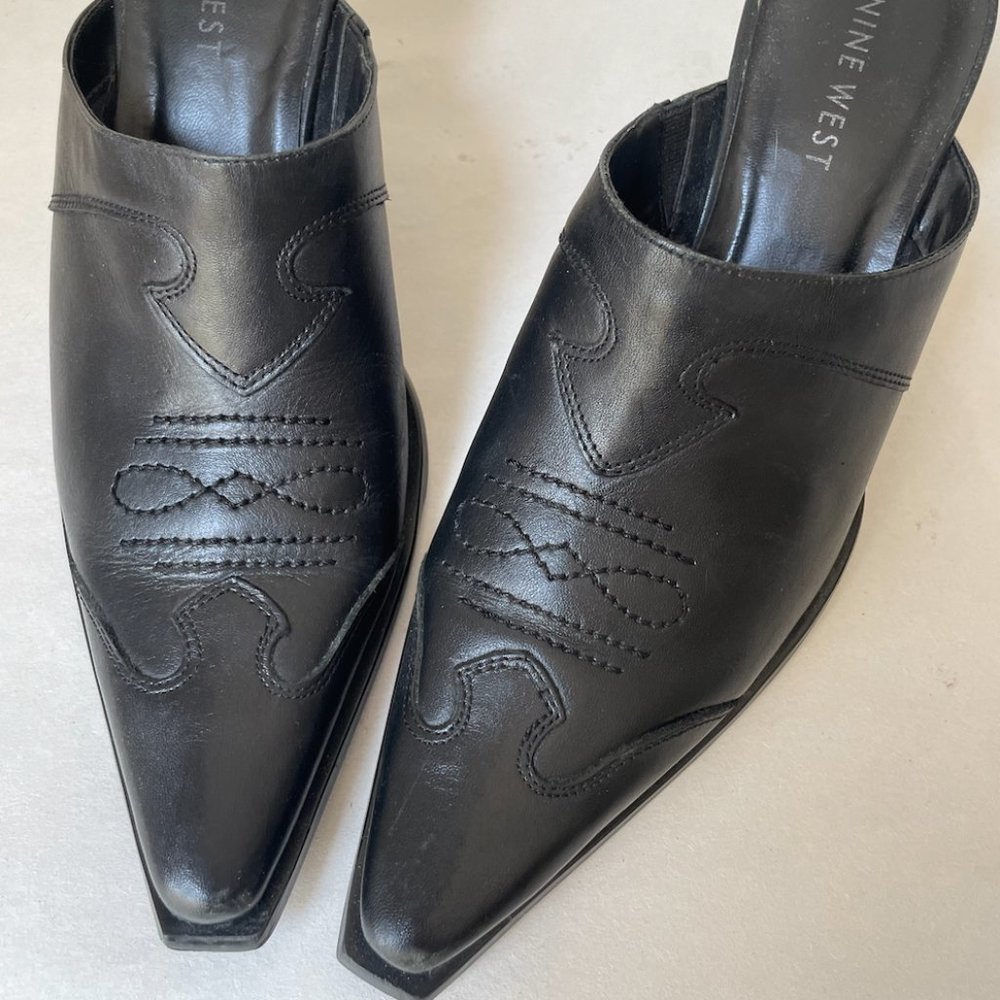 Y2K COWBOY BOOT MULES